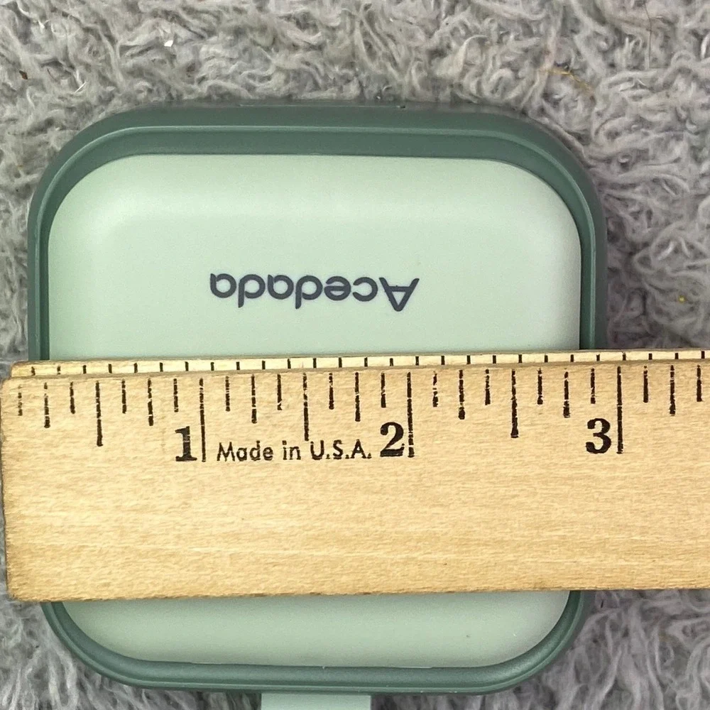Lot of 2 Acedada Portable Pill Organizer 4‎ Compartment Travel Medicine Box NEW